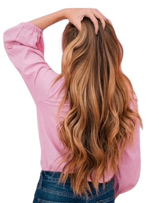 Girl with nice hair